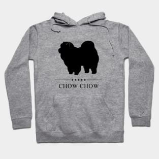 Chow Chow Black Silhouette Hoodie